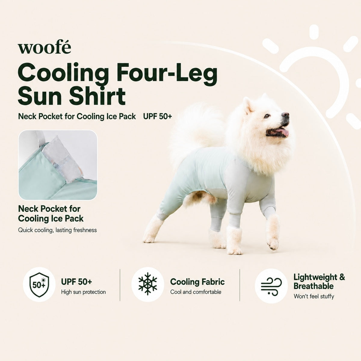 Woofé AirShield™ Lightweight Dog Suit 🛡️