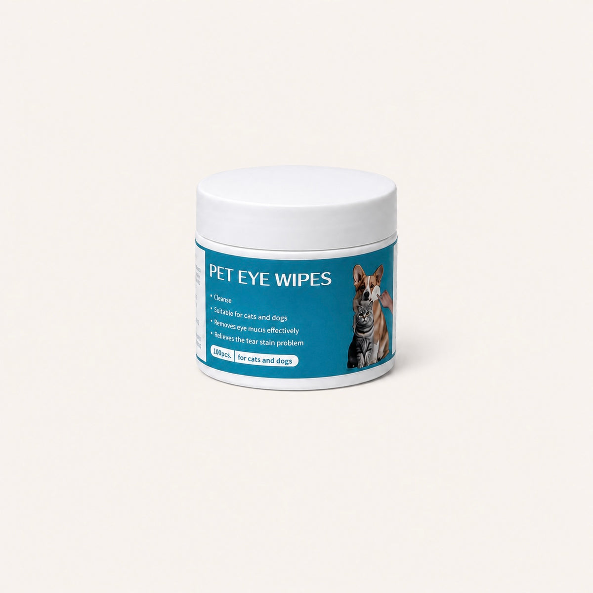 Woofé ClearEyes™ Pet Eye Wipes – 100 Count 👀